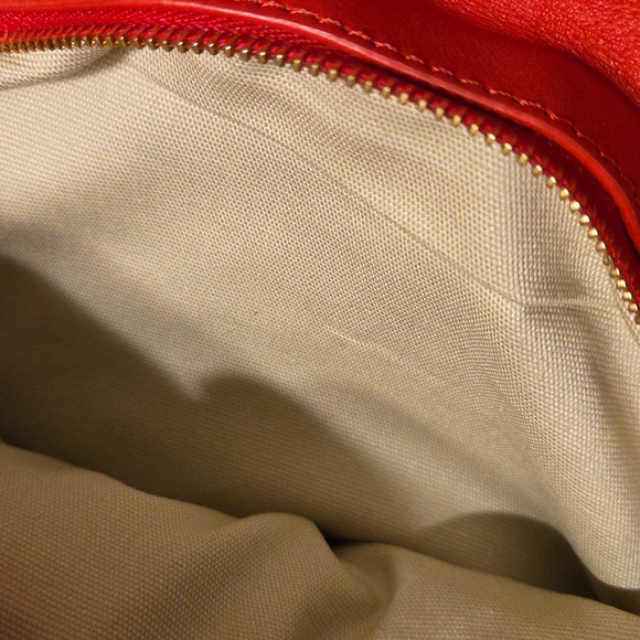 Tory Burch Red Clutch - Picture 6 of 9